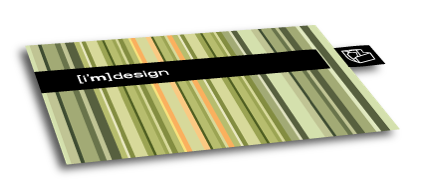 Tarjeta v-card de I'm design