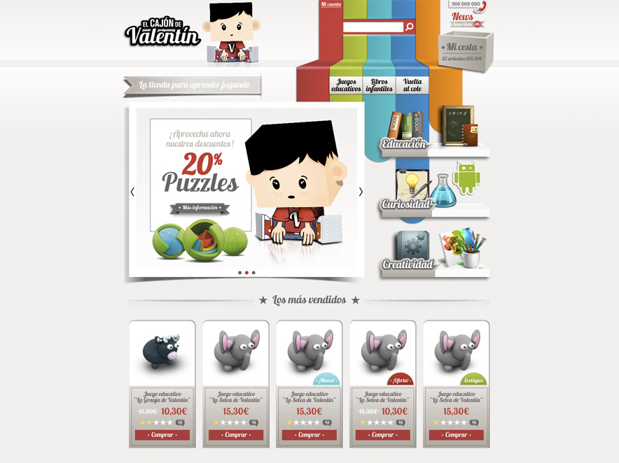 Ecommerce El Cajón de Valentín