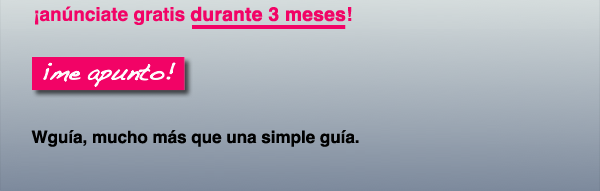 anunciate gratis durante 3 meses. ¡Me apunto!